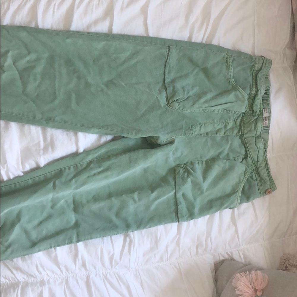 Mint green Pants